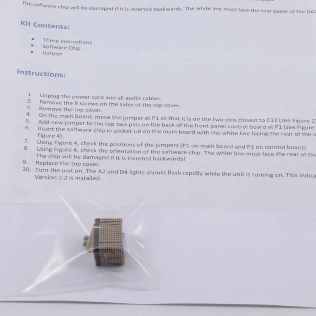 Benchmark Firmware Upgrade Kits for DAC3 - Image 3